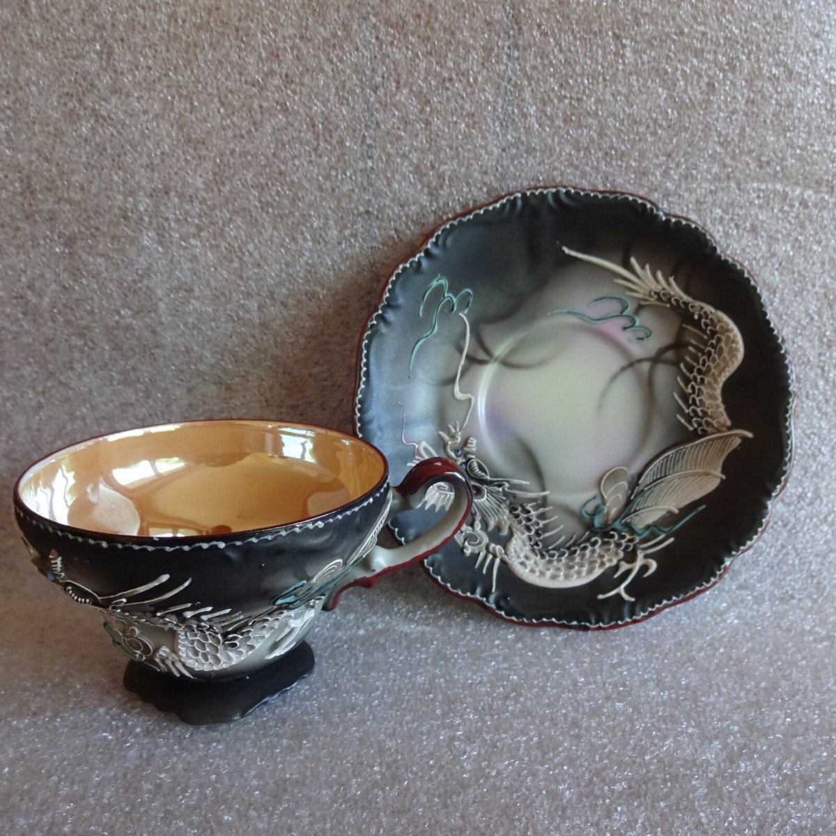 Occupied Japan Cup Saucer In Antique Ceramic & Porcelain