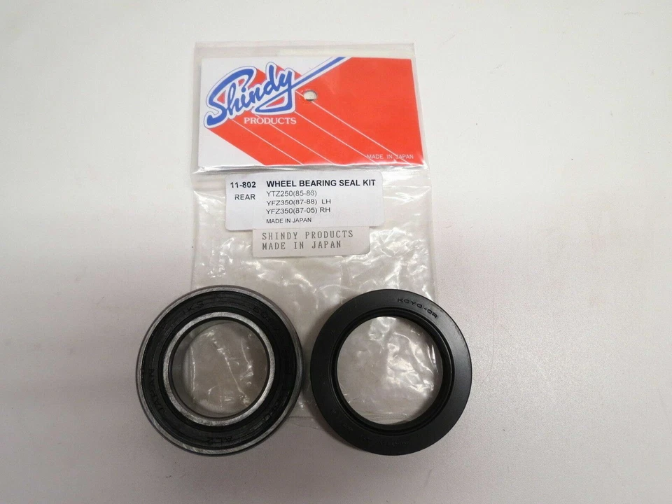 Kit de sello de eje de cojinete de rueda Shindy 11-802 YFZ350 Banshee YTZ250 Tri-Z Foto 1 de 3