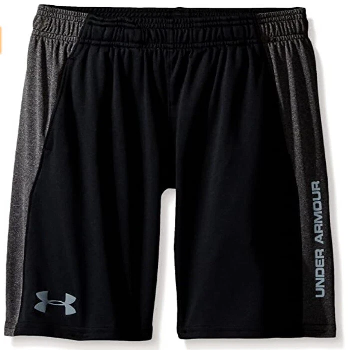 Under Armour Fit Compression Big Boys' UA Tech Shorts Youth Small Black - Image 1 of 1