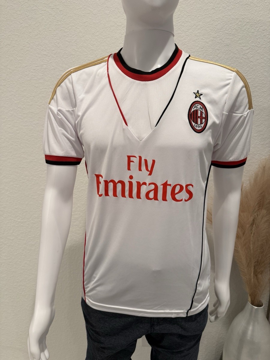 【新品】AC MILAN #45 BALOTELLI  Lサイズ 上下セット AC Milan 2013-2014 Home Shirt #45 Mario Balotelli - Footuni