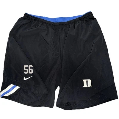 Pantalones Cortos de Práctica Nike Duke Blue Devils Team Emitidos #56 Para Hombre 3XL Dri-fit Negros Foto 1 de 4