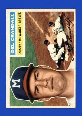 1956 Topps Set-Break #175 Del Crandall EX-EXMINT *GMCARDS* - Image 1 of 2