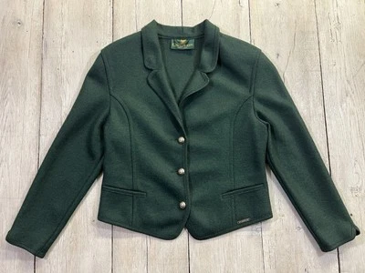 Chaqueta de lana Giesswein para mujer blazer verde talla EE. UU. 6 Foto 1 de 4
