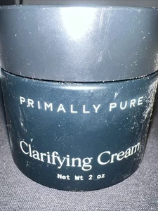 Crema Clarificante Primally Pure 2oz Cuidado Natural de la Piel No Tóxica NUEVA - Imagen 1 de 3