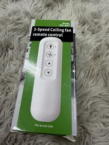 RC-82T 3 Speed Ceiling Fan Remote Control Replacement Hunter 99770 99392 99813 - Picture 1 of 2
