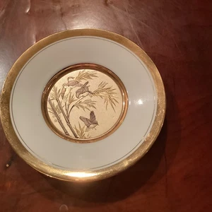 chokin art placa oro 24kt japón - Imagen 1 de 3