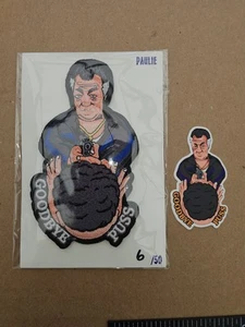 Sopranos Paulie "GOODBYE PUSS" Hook & Loop PVC bestickt Moral Patch 5,25"x3" - Bild 1 von 8
