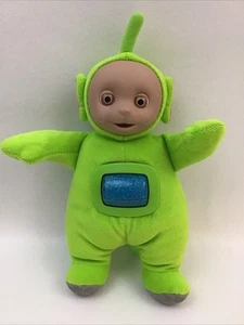 Teletubbies Dipsy Plush Soft Baby Toy Rattle Crinkle Green Vintage 8" Eden 1999 - Picture 1 of 8