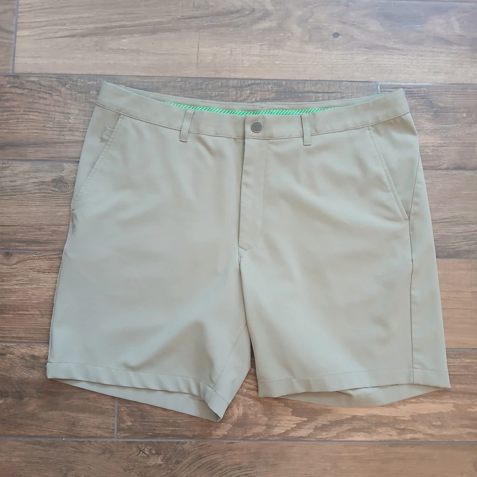 Pantalones Cortos Bonobos Para Hombres 40 Tostados Golf Rendimiento Elastizados Híbridos Flexibles Informales Foto 1 de 4