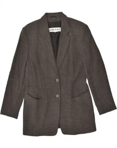 Chaqueta Blazer CERRUTI 1881 Mujer 2 Botones IT 42 Gris Medio Algodón AO09 - Imagen 1 de 4