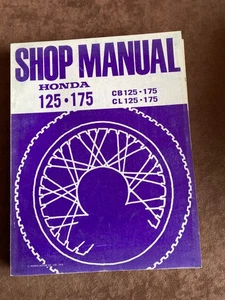 Werkstatt Handbuch Shop Manual CB 125 175  CL 125 175  1976 Englisch - Picture 1 of 1