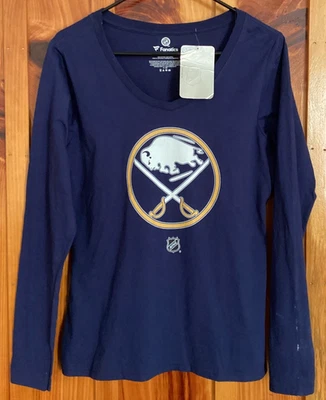 Women’s Fanatics Buffalo Sabres NEW Long Sleeve Shirt Size Small #53 Skinner - Image 1 of 4