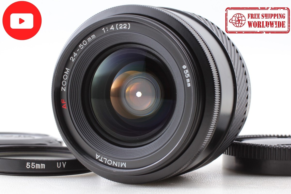 極美品 MINOLTA AF ZOOM 24-50mm f4 Minolta AF 24-50mm F/4 | LENS-DB.COM