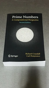 Prime Numbers: A Computational Perspective by Crandall 2nd Edition Richard /Carl - Picture 1 of 5