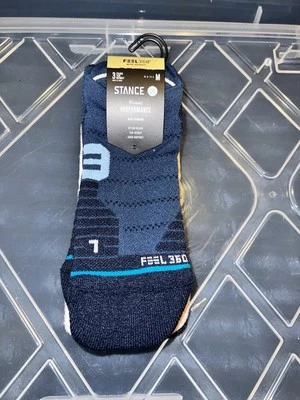 NUEVO CON ETIQUETAS STANCE Feel 360 Paquete de 3 Calcetines Corte Rosa/Azul Marino/Negro Verde Talla Mediana W (8-10.5) Foto 1 de 4