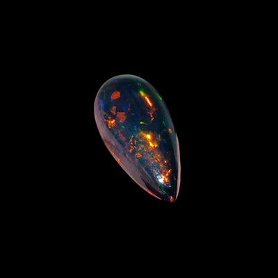 Natural Ethiopian Opal Pear Shape Cabochon Loose Gemstone Jewelry Making. (6021) - Изображение 1 из 4