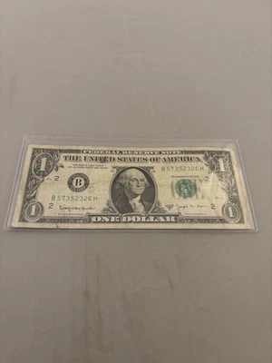 1963 Federal Reserve Joseph Barr Note - Image 1 of 3