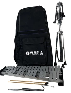 Yamaha Xylophone Bell Kit With Carrying Case and Stand Mallet Keyboard - Picture 1 of 8