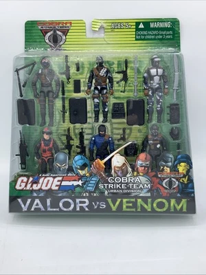 G.I. 2004 JOE Valor Vs. Venom Paquete de 6 Cobra Strike Team Urban Division Foto 1 de 2