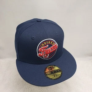 New Era Indiana Fever WNBA Navy Blue Primary 59FIFTY Fitted Hat Cap 7 1/8 - Picture 1 of 6