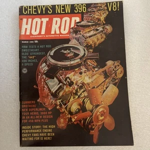 March 1965  Hot Rod magazine flat heads customs race cars etc - Picture 1 of 6
