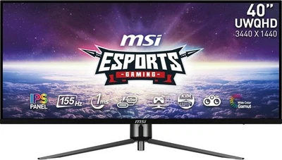 MSI MAG 401QR - 40 pulgadas UWQHD Esports 40&apos; / UWQHD, 155 Hz / IPS  - Imagen 1 de 4