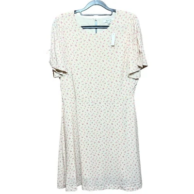 Nuevo con etiquetas Vestido Madewell Estampado Floral Forrado Para Mujer Talla 8 Manga Corta Detalle Corbata Foto 1 de 4