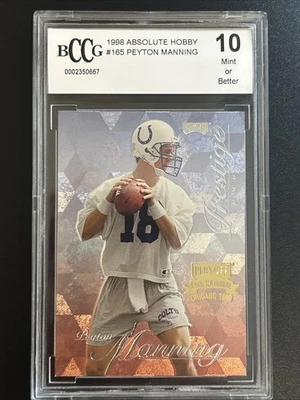 Playoff Prestige Hobby Peyton Manning 1998 cromo #165 novato radiocontrol Colts como nuevo + Foto 1 de 3