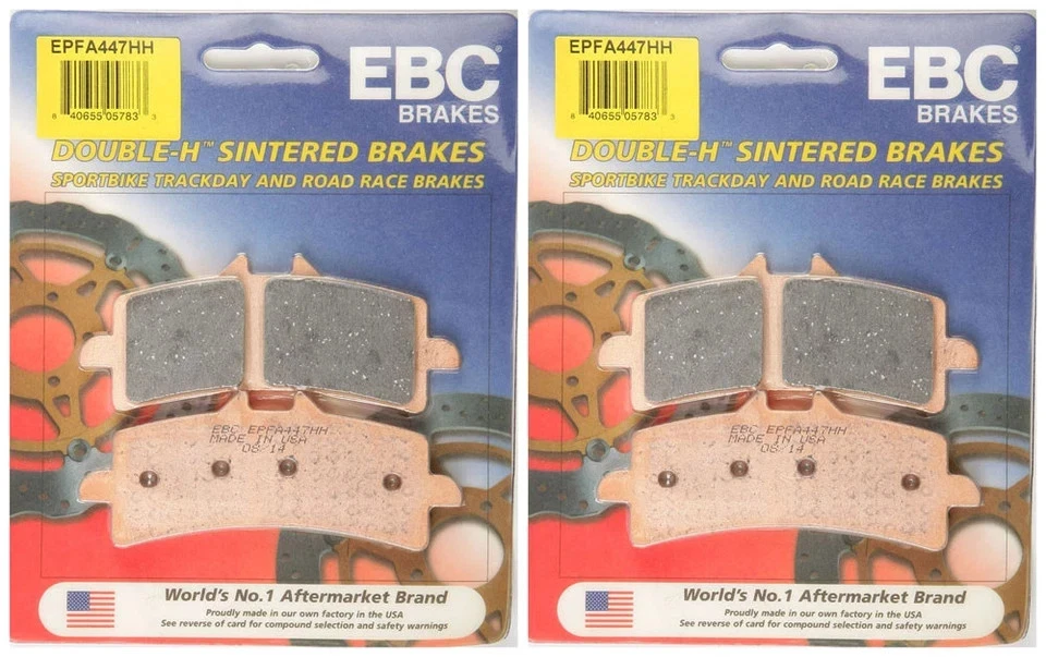 Pastilhas de freio dianteiro EBC EXTREME PRO HH 2016 - 2019 Kawasaki Ninja ZX10R EPFA447HH - Imagem 1 de 1