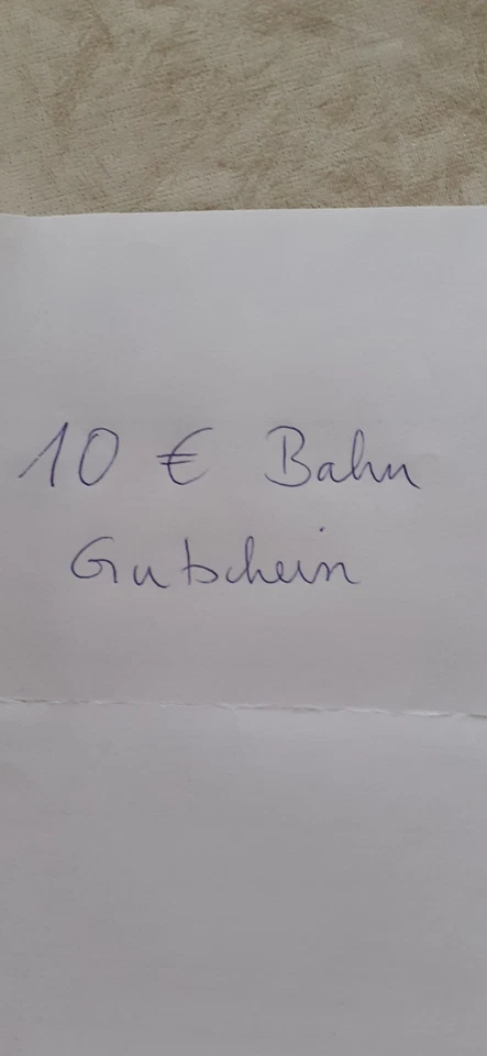 10 Euro Deutsche Bahn DB Gutschein Code - Bild 1 von 1