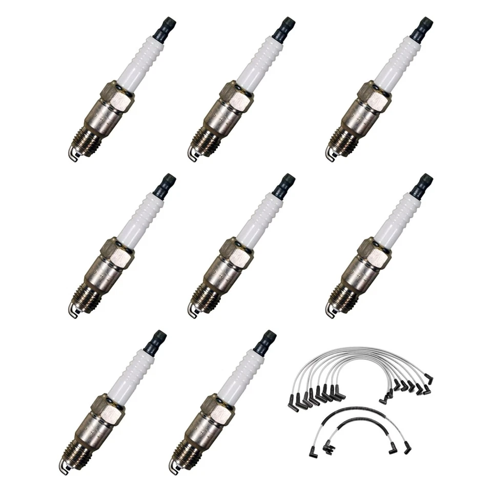 For Ford F-150 85-89 Denso BNDL-1000-10000788 Spark Plug Wire & Spark Plug Kit Foto 1 de 2