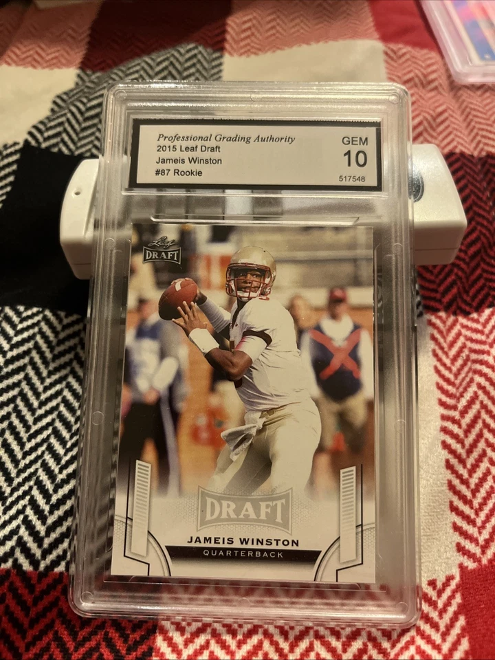 Leaf Draft Jameis Winston #87 (RC) 2015 gema graduada PGA como nueva 10 Foto 1 de 1