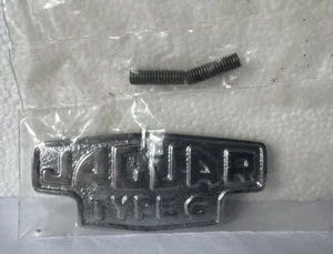 Jaguar XK140 'C' Cam Cover Badges finished in Chrome Plate - Picture 1 of 4