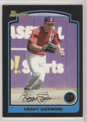 2003 Bowman Draft Gold Grady Sizemore #BDP157 - Image 1 of 2
