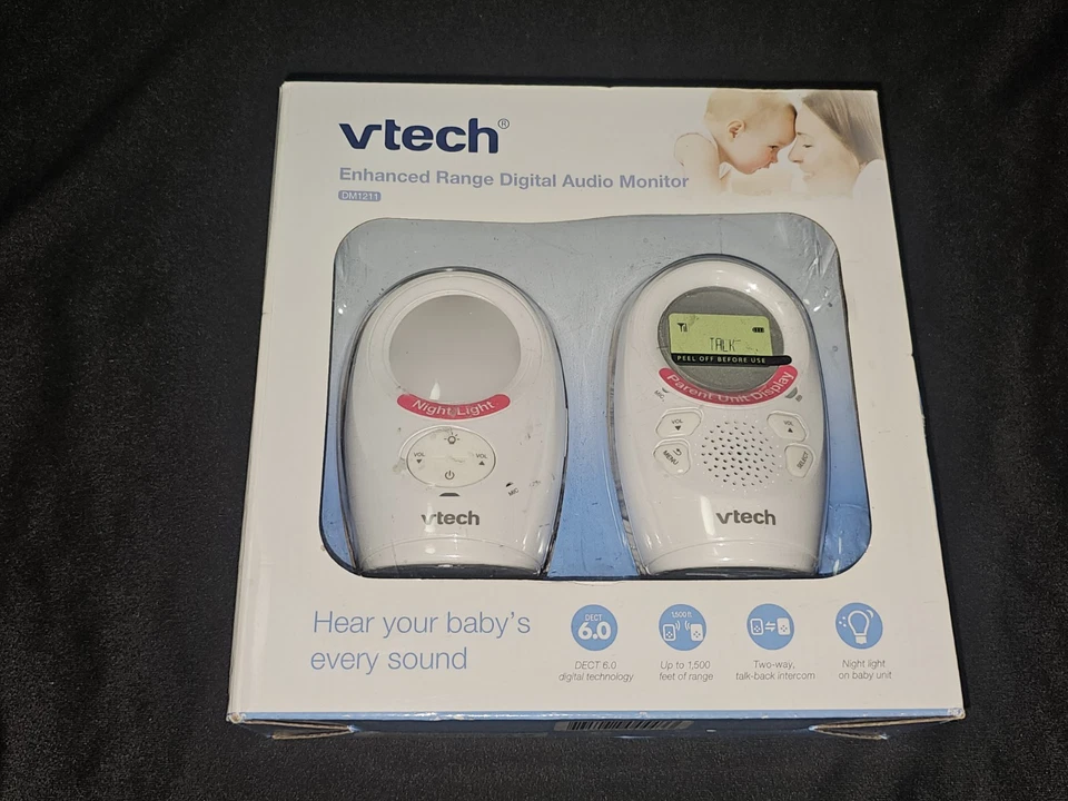 VTech DM1211 Enhanced Range Digital Audio Baby Monitor & Two Way Talk Intercom