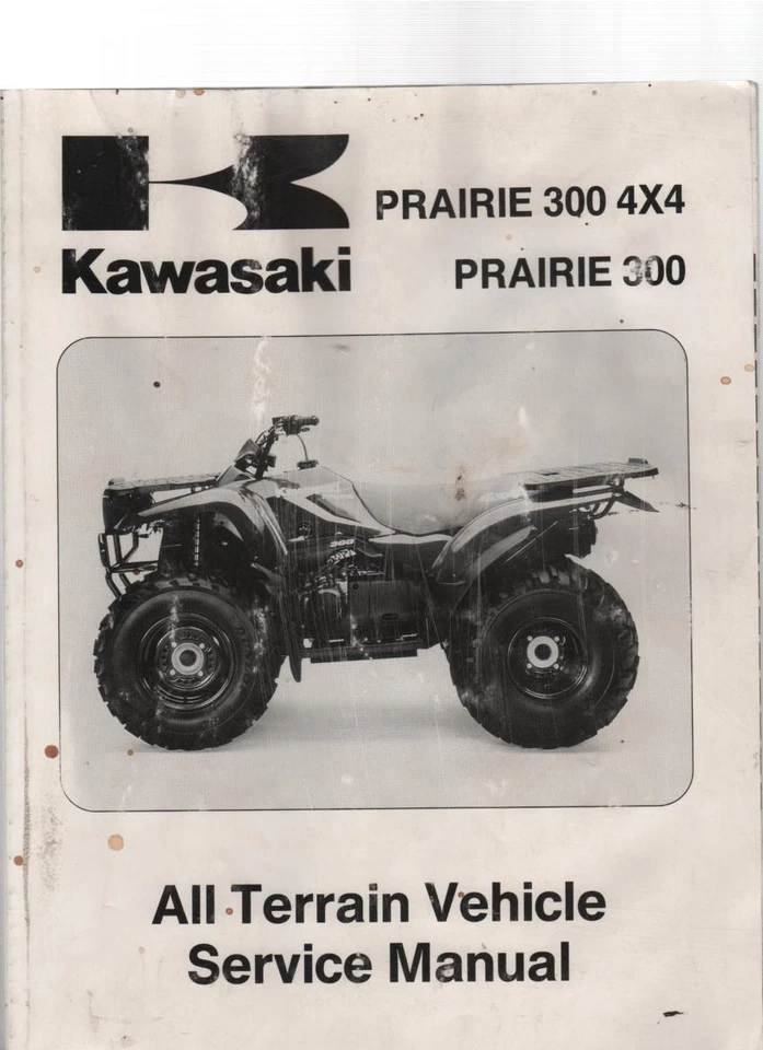 KAWASAKI PRAIRIE 300 4X4, PRAIRIE 300 1999 ALL TERRAIN VEHICLE SERVICE MANUAL - image 1 of 1