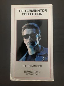 NEW SEALED Vintage VHS Terminator Collection Tapes 1 & 2 Judgement Day 1984 1991 - Picture 1 of 4