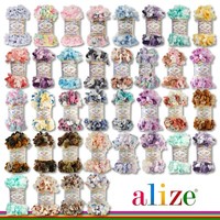 437 LavendelSchlaufenwolle Handstricken Alize 5 x 100 g Puffy PREMIUM Wolle