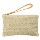 Small Wristlet Straw Bag for Women's Everyday Use