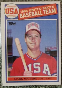 1985 Topps Mark McGwire Rookie - Picture 1 of 2