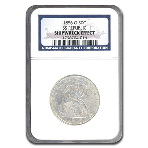 1856-O Liberty Seated Half Dollar SS-Republic Shipwreck NGC - SKU#255014 Cover