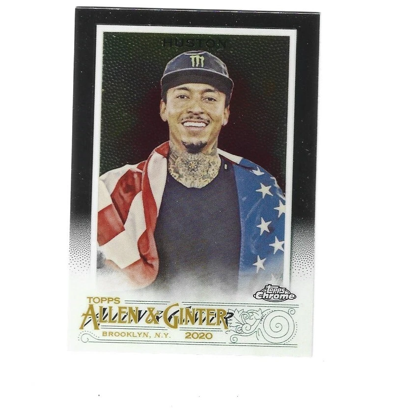2020 Topps Allen and Ginter Chrome #193 Nyjah Huston - Image 1 of 1