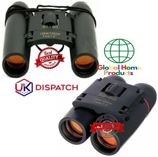 30 x 60 Mini Binoculars Original Sakura Day And Night Vision Telescope Compact - Image 1 of 1
