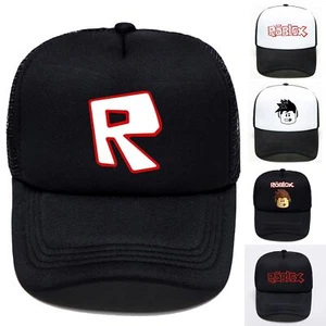Kids Boys Roblox Game Baseball Cap Adjustable Snapback Mesh Sun Hat Hip Hop Hats - Picture 1 of 12