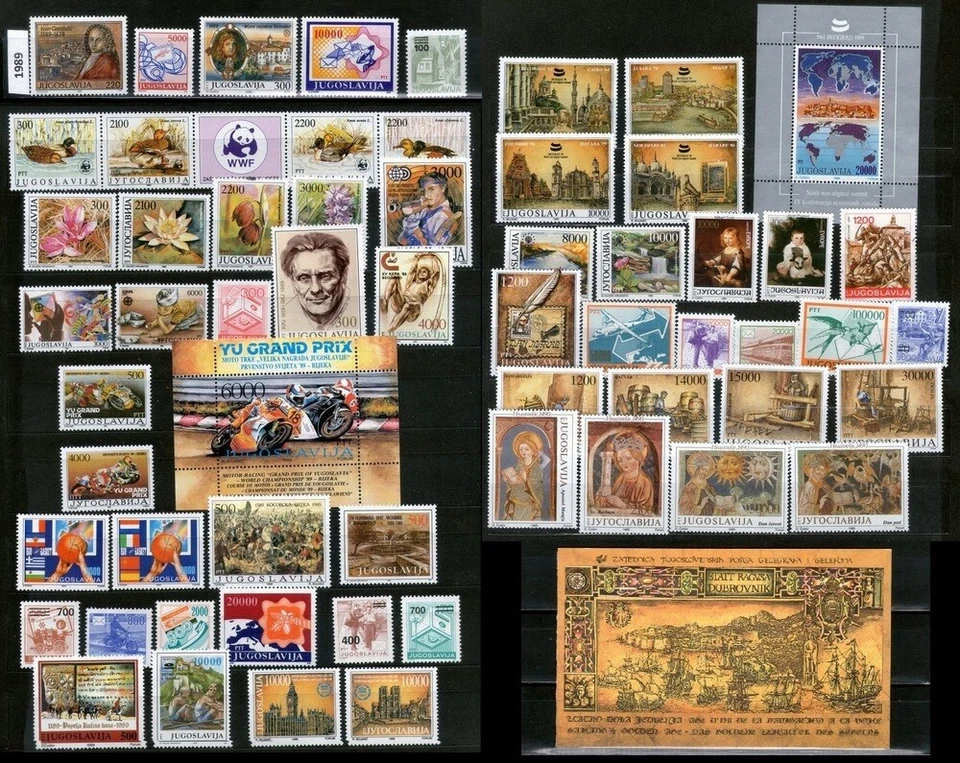 YUGOSLAVIA 1989 - COMPLETO MNH Foto 1 de 1