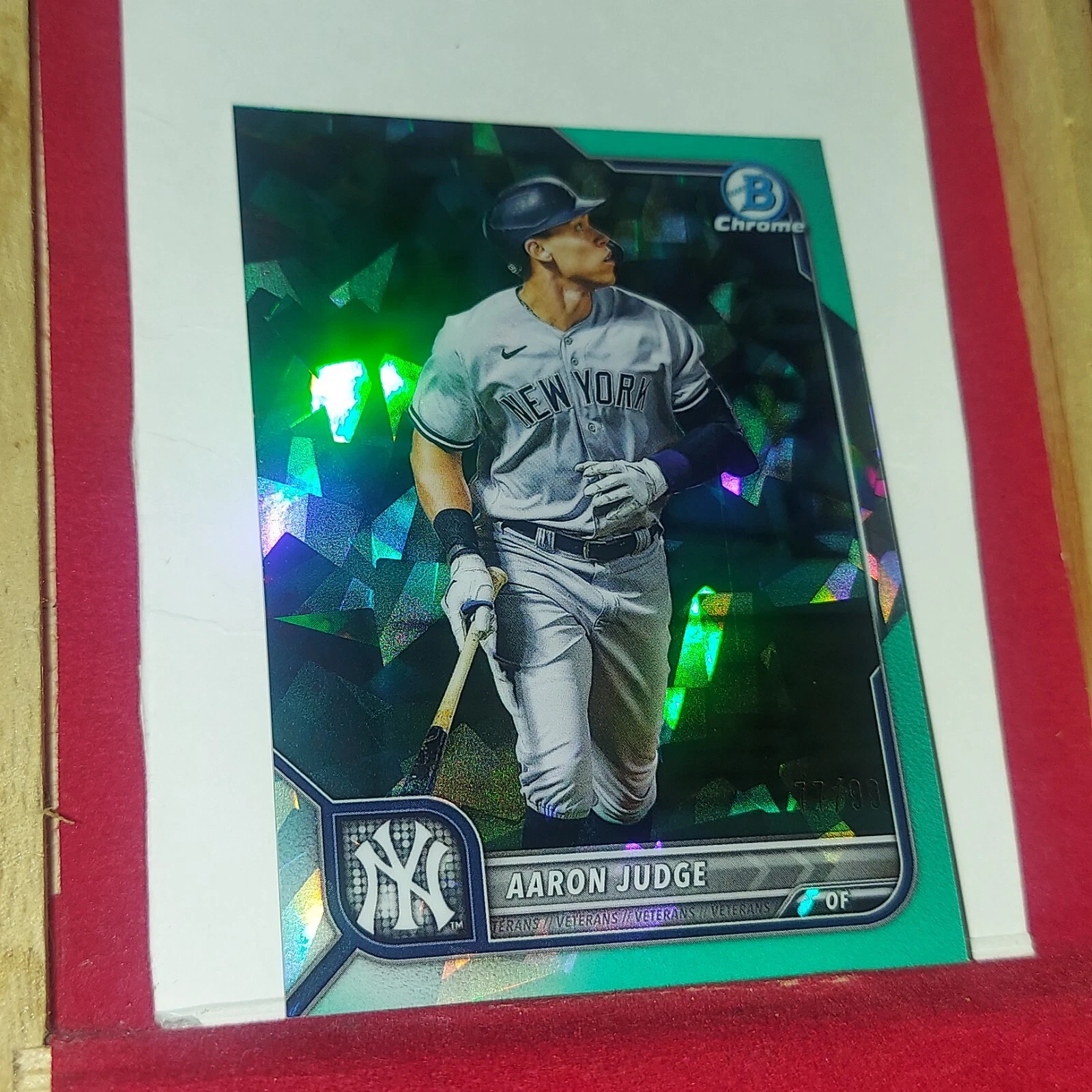 2022 Bowman Chrome Sapphire Edition - Aqua #90 Aaron Judge, Aaron Judge /99