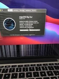 Macbook Pro Rétina1502. 2,4Ghz, 4 Go ram - Photo 1/6