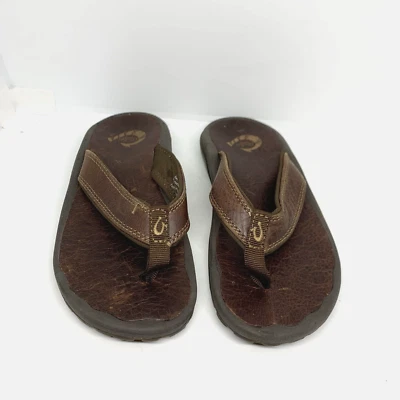 Sandalias Olukai Niños Zapatillas Chanclas Niños 13C/1Y M Eur 32.5 Cuero Superior Foto 1 de 4