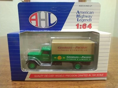 Camión fundido a presión AHL 1:64 Peterbilt Georgia-Pacific madera contrachapada y madera nuevo en caja Foto 1 de 4