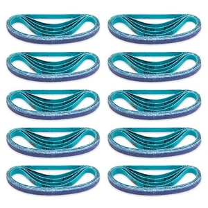 Cinturón de lijado de circonio de arena de 3/8"" x 13"" - 60 para lijadoras de aire (paquete de 50) - Imagen 1 de 3